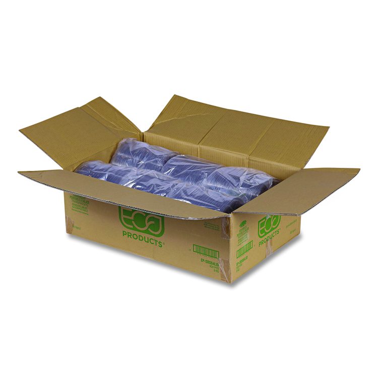 Salad Bowl Lids, Lids for 64 oz Squat Salad Bowls, 9.5" Diameter, Clear, Plastic, 300/Carton