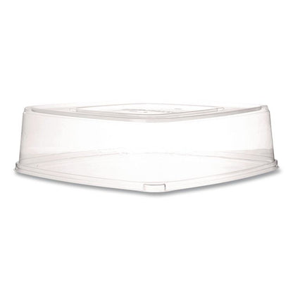 Vanguard Regalia Serving Tray Lids, 14.5 x 14.5 x 3.94, Clear, Plastic, 50/Carton