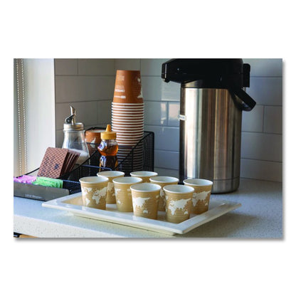 WorldArt Hot Cups, 4 oz, Paper, Tan, 1,000/Carton