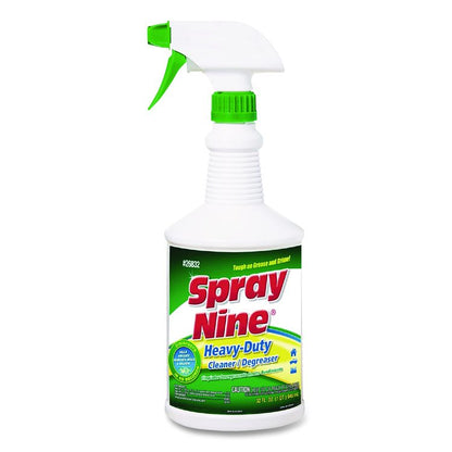Heavy Duty Cleaner/Degreaser/Disinfectant, 32 oz, Trigger Spray Bottle, 12/Carton