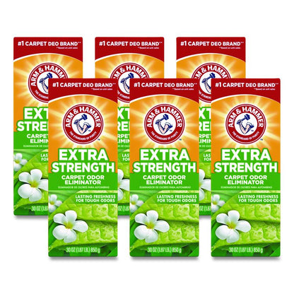 Deodorizing Carpet Cleaning Powder, Fresh Scent, 30 oz Box, 6/Carton