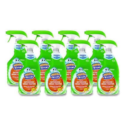 Multi Surface Bathroom Cleaner, Fresh Citrus Scent, 32 oz Spray Bottle, 8/Carton