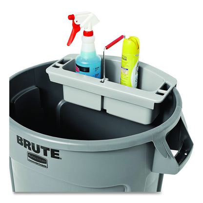 Maid Caddy, Two Compartments, 16 x 9 x 5, Gray