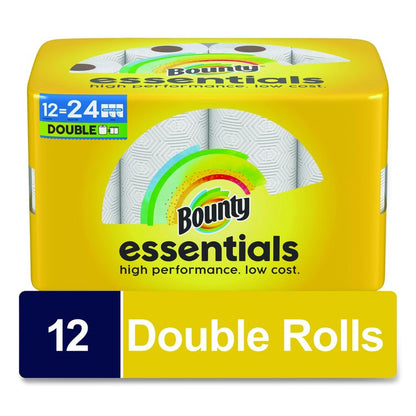 Essentials Select-A-Size Kitchen Roll Paper Towels, 2-Ply, 108 Sheets/Roll, 12 Rolls/Carton