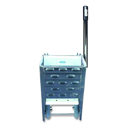 Metal Side-Press Wringer, Fits 26 qt to 50 qt Mop Buckets, Steel