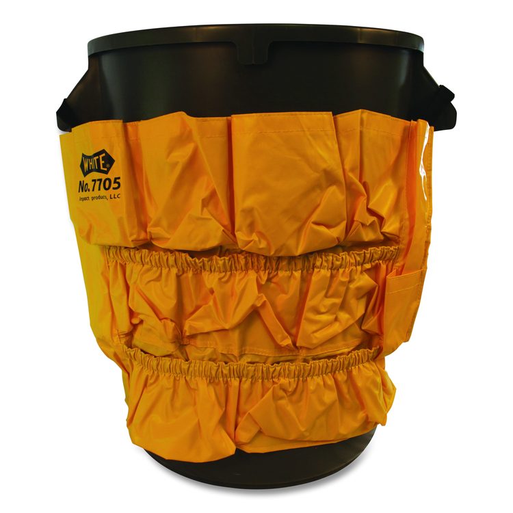 Gator Caddy Vinyl Yellow Bag, Nine Compartments, 20 x 20.5, Yellow