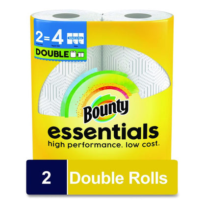 Essentials Select-A-Size Kitchen Roll Paper Towels, 2-Ply, White, 108 Sheets/Roll, 2/Pack, 8 Packs/Carton