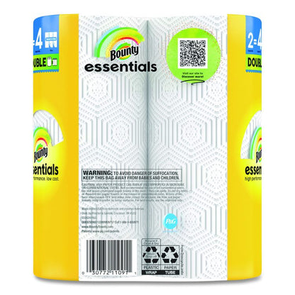 Essentials Select-A-Size Kitchen Roll Paper Towels, 2-Ply, White, 108 Sheets/Roll, 2/Pack, 8 Packs/Carton