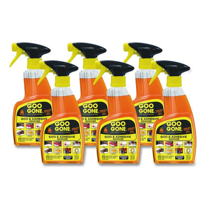 Spray Gel Cleaner, Citrus Scent, 12 oz Spray Bottle, 6/Carton