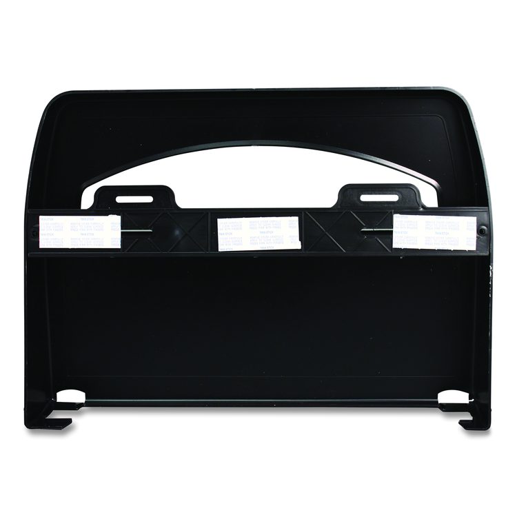Toilet Seat Cover Dispenser, 16.4 x 3.05 x 11.9, Black, 2/Carton