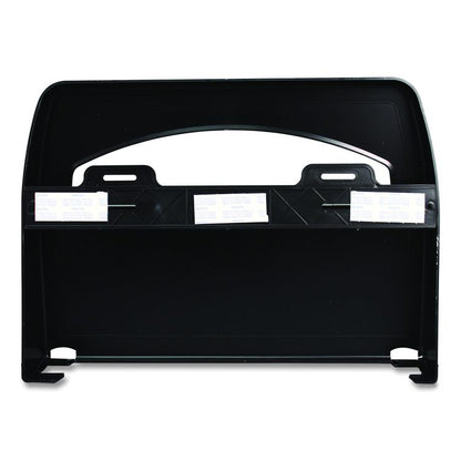 Toilet Seat Cover Dispenser, 16.4 x 3.05 x 11.9, Black, 2/Carton