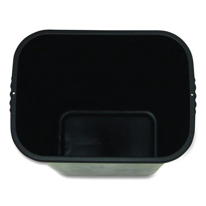 Soft-Sided Wastebasket, 41 qt, Polyethylene, Black