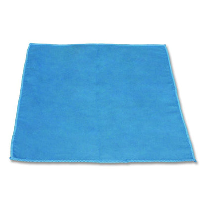 Lightweight Microfiber Cloths, 16 x 16, Blue, 12/Pack, 18 Packs/Carton