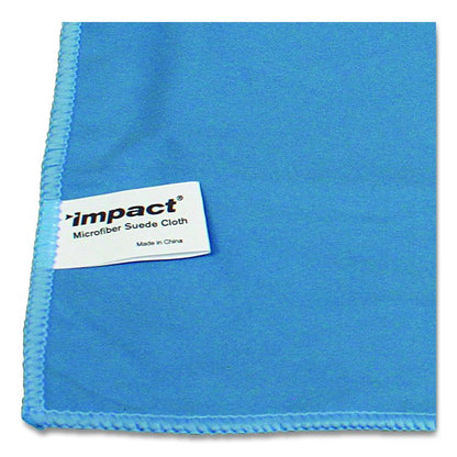 Lightweight Microfiber Cloths, 16 x 16, Blue, 12/Pack, 18 Packs/Carton