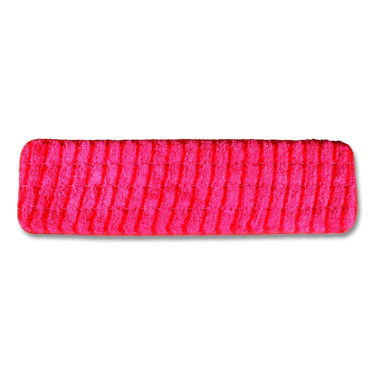 Microfiber Wet Mops, 18 x 5, Red
