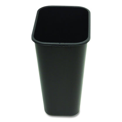 Soft-Sided Wastebasket, 41 qt, Polyethylene, Black