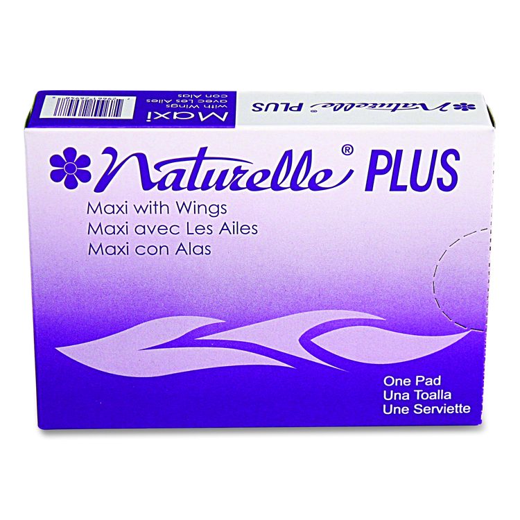 Maxithins Maxi Pads with Wings, Maxi Absorbency, 250/Carton