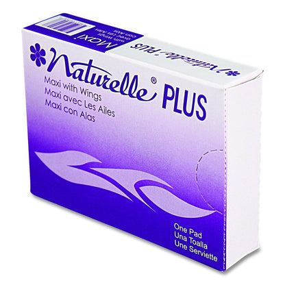 Maxithins Maxi Pads with Wings, Maxi Absorbency, 250/Carton
