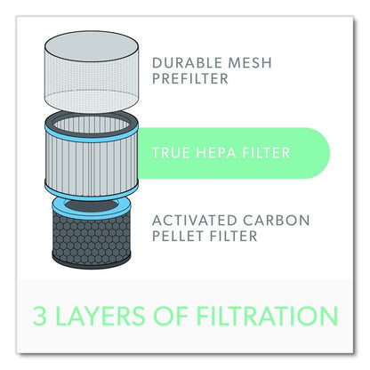 True HEPA and Allergy Replacement Filters for TruSens Air Purifiers Z-3000, Z-3500, 8.2 x 8.3