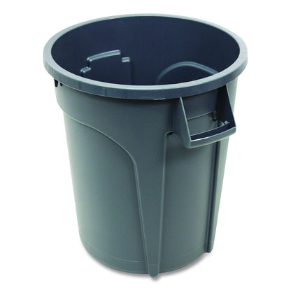 Value-Plus Containers, 20 gal, Low-Density Polyethylene, Gray