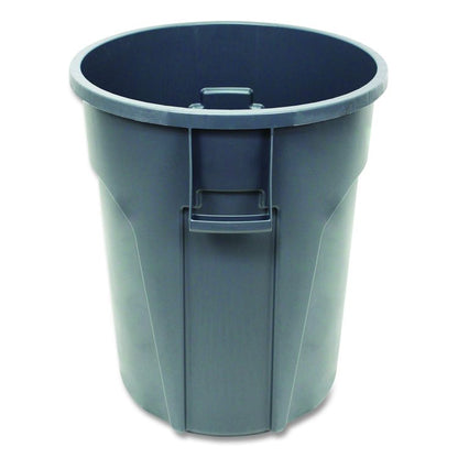 Value-Plus Containers, 20 gal, Low-Density Polyethylene, Gray