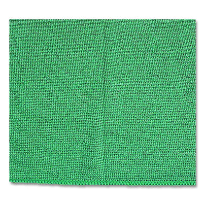 Lightweight Microfiber Cloths, 16 x 16, Green, 240/Carton