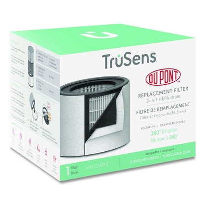 Carbon and HEPA Replacement Filters for TruSens Purifiers, 7.9 x 7.9