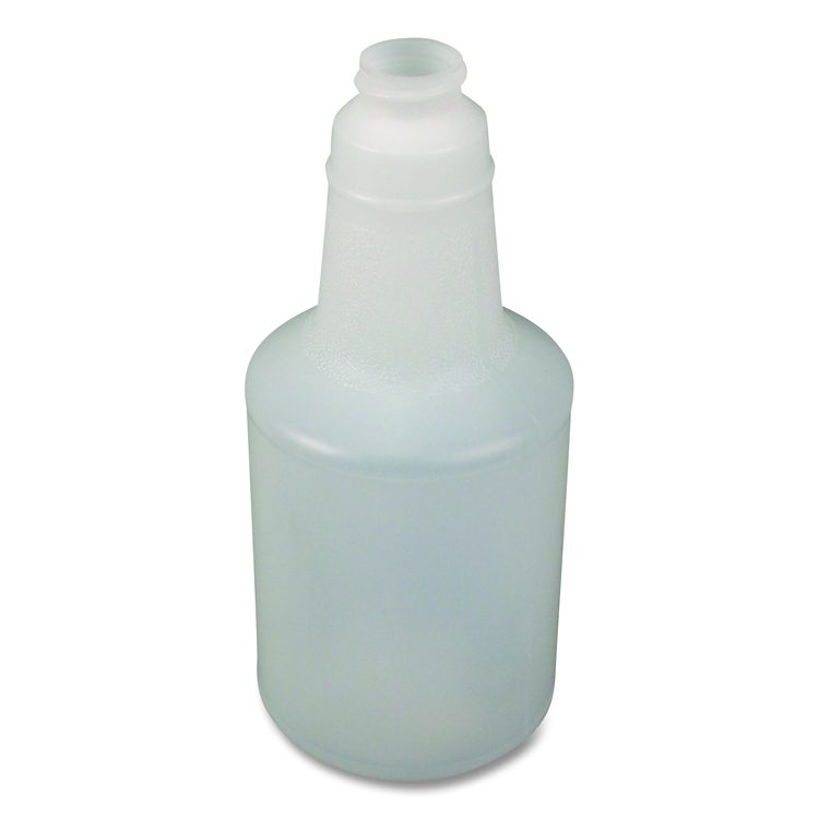 Plastic Bottles with Graduations, 24 oz, Clear, 24/Carton