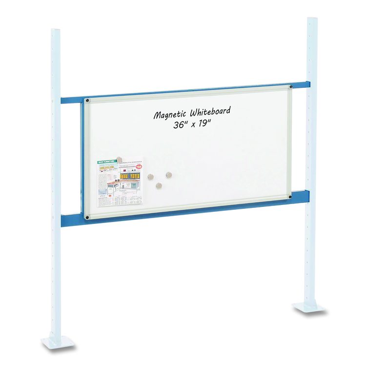 Workbench Whiteboard Panel Kit, Steel/Aluminum, 48"