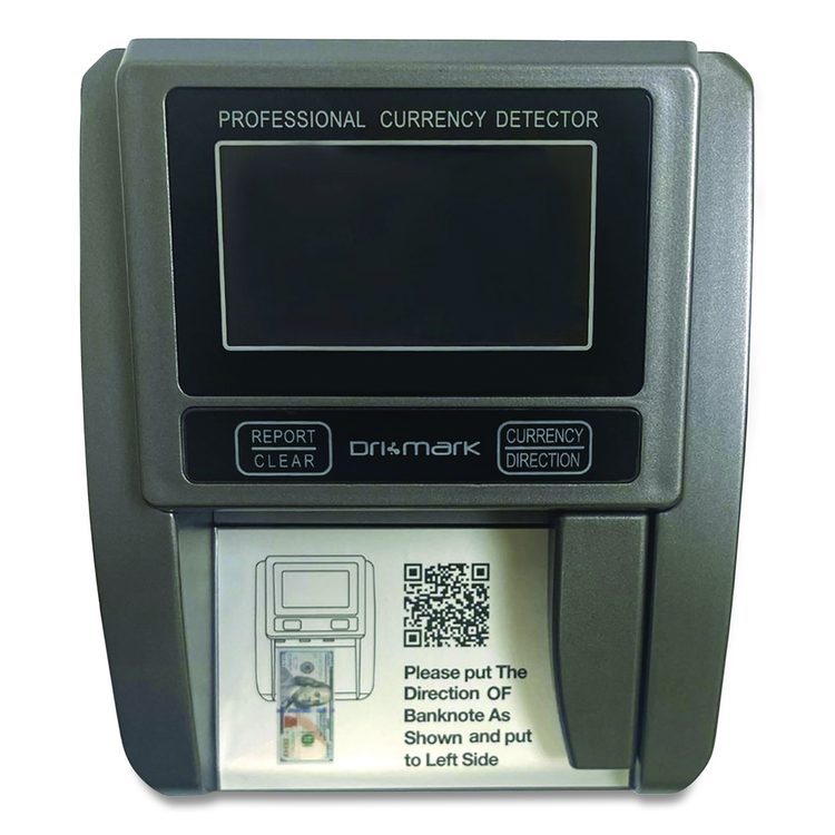 Counterfeit Detector Machine for USD, 5 Detection Methods, 4.5" x 5.5" x 3.5", Black