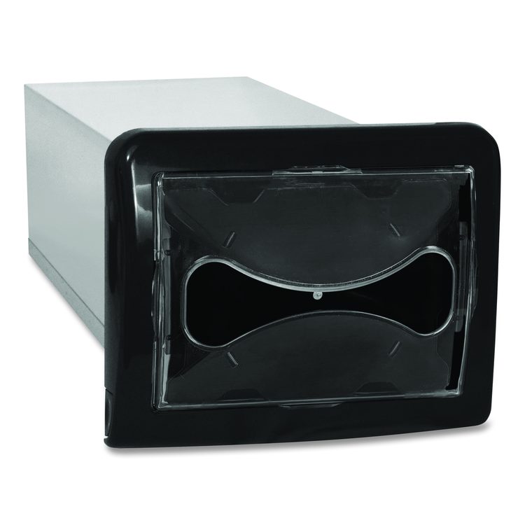 Tandem In-Counter Interfold Napkins Dispenser, 6.25 x 18 x 6.5, Black