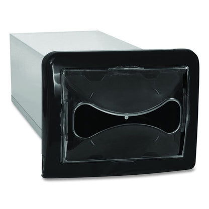 Tandem In-Counter Interfold Napkins Dispenser, 6.25 x 18 x 6.5, Black