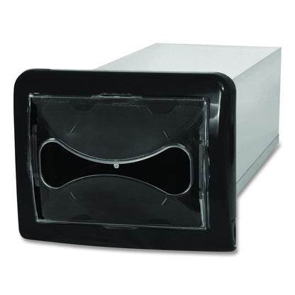 Tandem In-Counter Interfold Napkins Dispenser, 6.25 x 18 x 6.5, Black