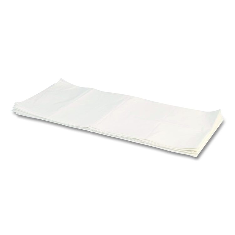 Linear Low-Density Can Liners, 16 gal, 0.7 mil, 24" x 32", Clear, Flat Pack, 500/Carton