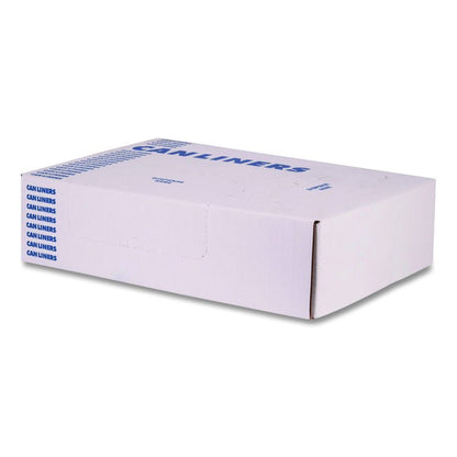 Linear Low-Density Can Liners, 16 gal, 0.5 mil, 24 x 32, Clear, 500/Carton