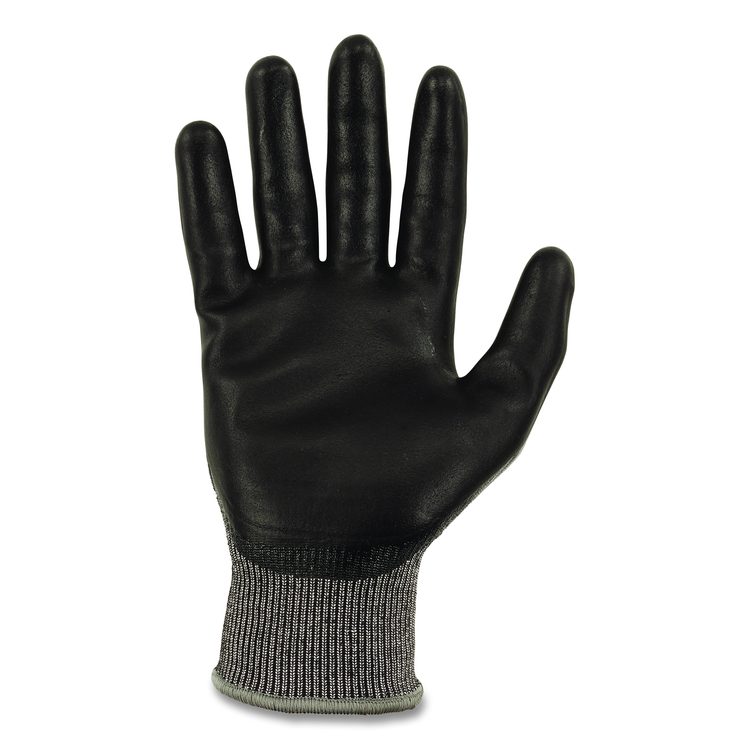ProFlex 7072 ANSI A7 Nitrile-Coated CR Gloves, EN388: 4X44F, 7" Long, X-Small, Gray, Pair