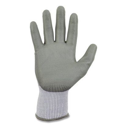 ProFlex 7024 ANSI A2 PU Coated CR Gloves, EN388: 4X42B, 7" Long, X-Small, Gray, Pair