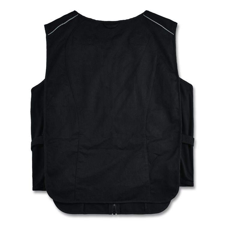 Chill-Its 6255 Lightweight Phase Change Cooling Vest, Cotton/Polyester, 2X-Large/3X-Large, Black