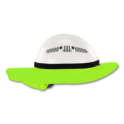 Chill-Its 6661 Universal Hard Hat Brim with Neck Shade, Lime