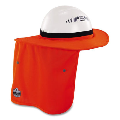 Chill-Its 6661 Universal Hard Hat Brim with Neck Shade, Orange