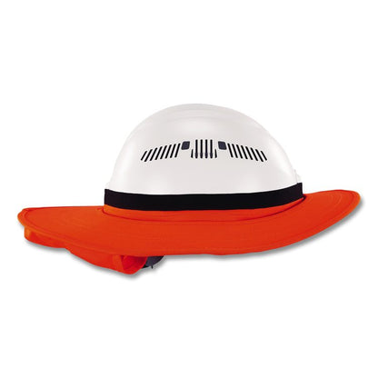 Chill-Its 6661 Universal Hard Hat Brim with Neck Shade, Orange