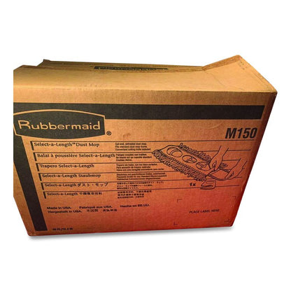 Cut To Length Dust Mops, Cotton, White, Cut-End, 5 x 40 Ft, 1 Box