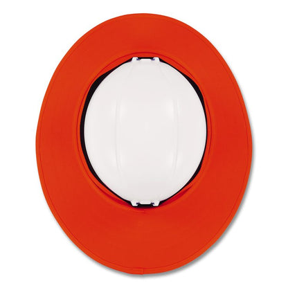 Chill-Its 6661 Universal Hard Hat Brim with Neck Shade, Orange