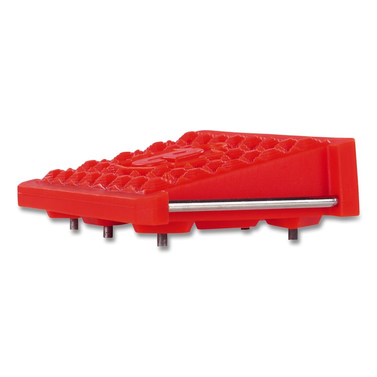 6317 Orange Ice Cleats Mid-Sole Heeled Boot, One Size Fits Most, Orange, Pair