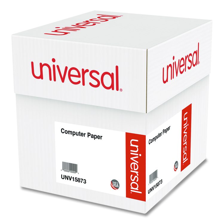 Printout Paper, 3-Part, 15 lb Bond Weight, 9.5 x 11, White/Canary/Pink, 1,200/Carton