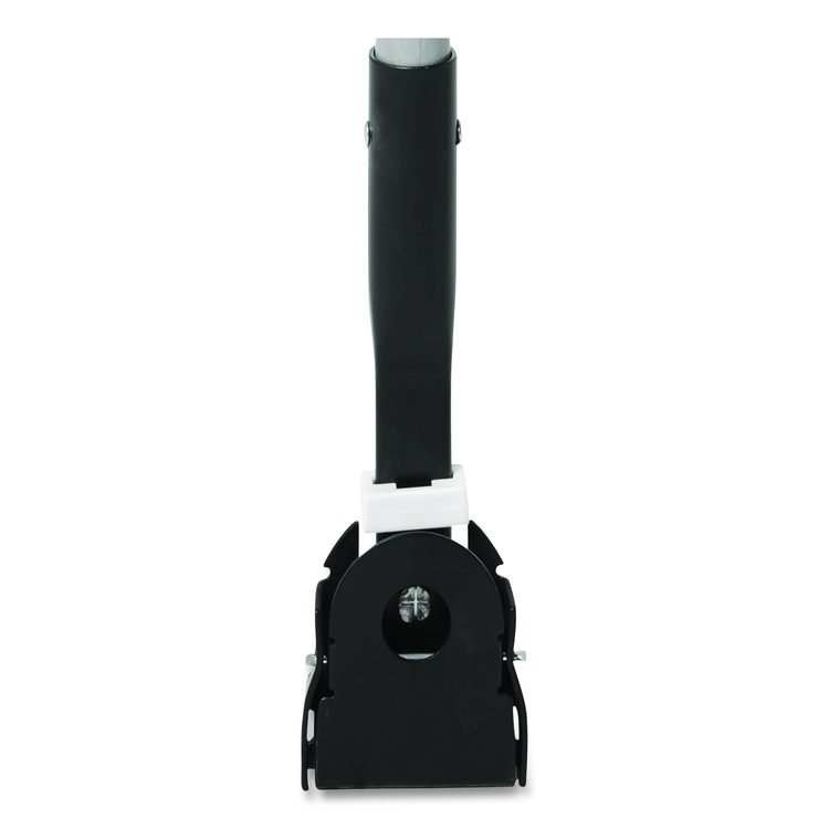 Snap-On Fiberglass Dust Mop Handle, 1" dia x 60", Gray/Black