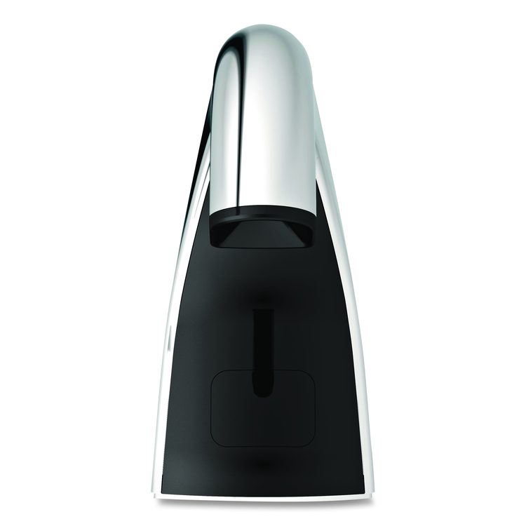 TC OneShot Dispenser, 1,600 mL, 6.8 x 9.8 x 13.8, Polished Chrome/Black