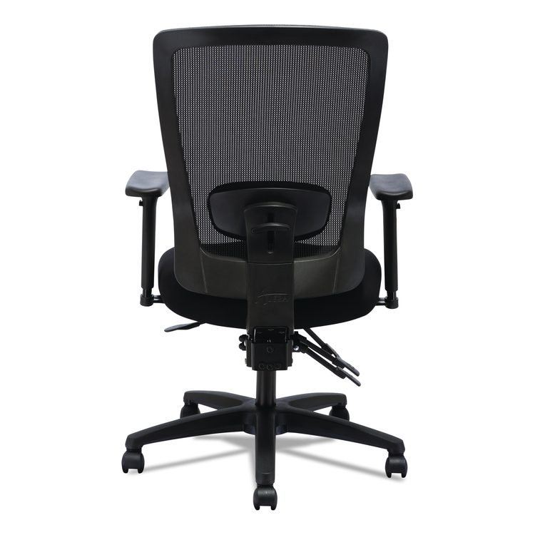 Alera Envy Series Mesh Mid-Back Multifunction Chair, Supports Up to 250 lb, 17" to 21.5" Seat Height, Black