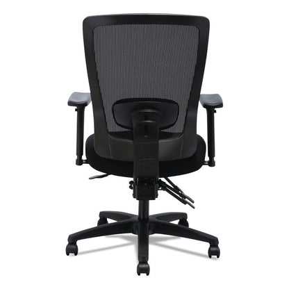 Alera Envy Series Mesh Mid-Back Multifunction Chair, Supports Up to 250 lb, 17" to 21.5" Seat Height, Black