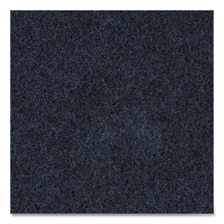 Stripping Floor Pads, 21" Diameter, Black, 5/Carton